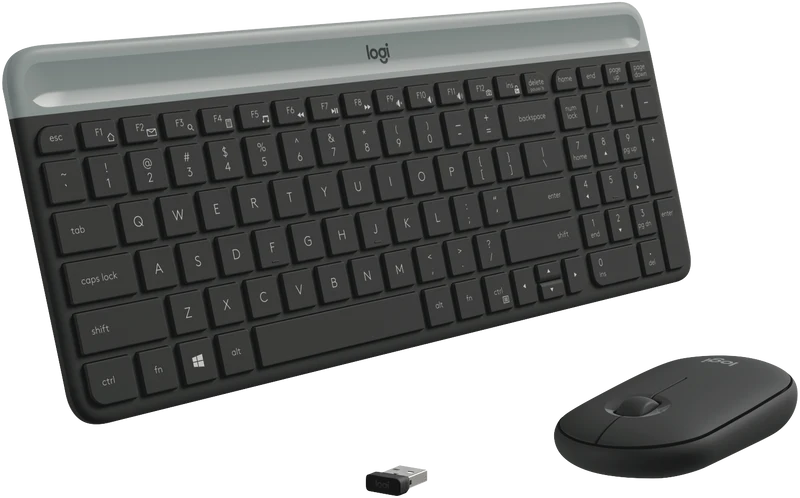 Logitech MK470 Slim Wireless Combo - Graphite