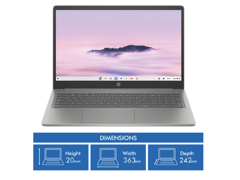 HP 15.6" i3 8GB 128GB Chromebook Plus