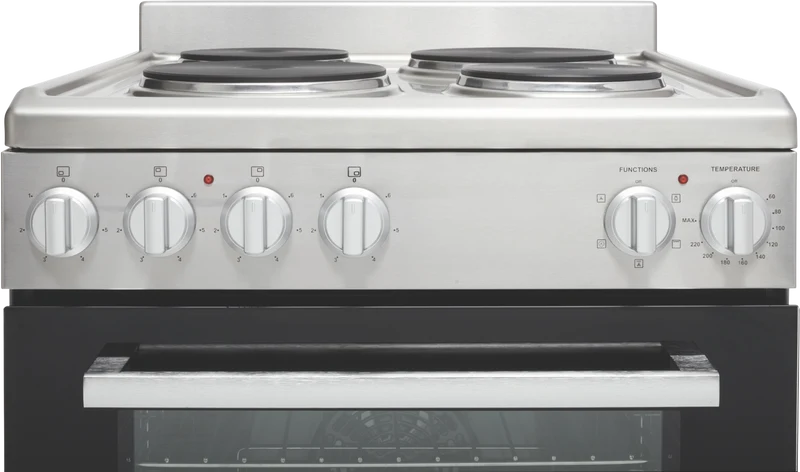 Technika 54cm Electric Freestanding Cooker, Stainless Steel