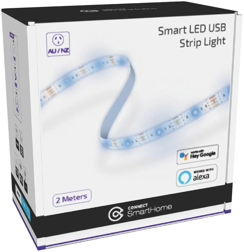 Connect SmartHome Multi-Colour Smart LED Strip Light (2M)