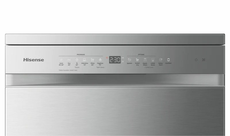 Hisense Freestanding Dishwasher - Stainless Steel