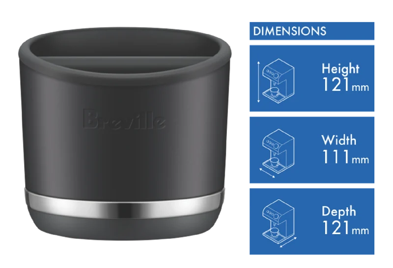 Breville The Knock Box 10 Black Truffle
