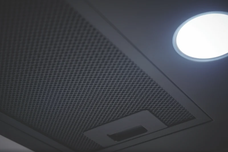 Omega 90cm Undermount Rangehood, Matte Black
