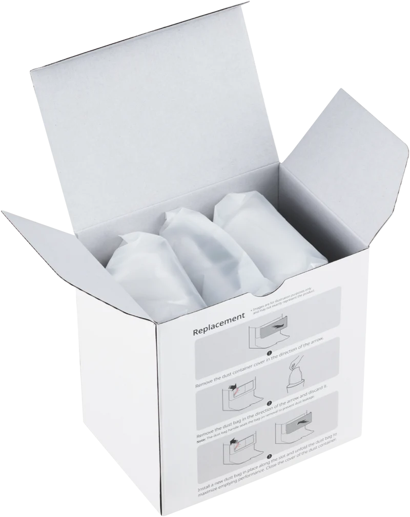 Roborock Disposable Dust Bags 3 Pack - S8 Max V Ultra, QRevo Max. QRevo