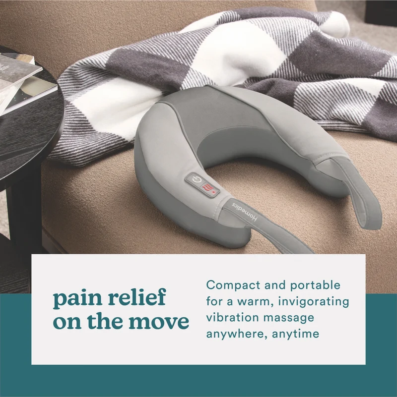Homedics Vibration Neck Massager With Heat Grey