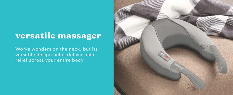 Homedics Vibration Neck Massager With Heat Grey