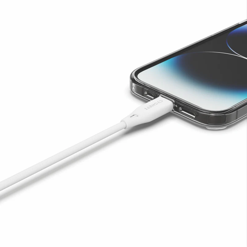 Cygnett Essentials Lightning To USB-C Cable 1m - White