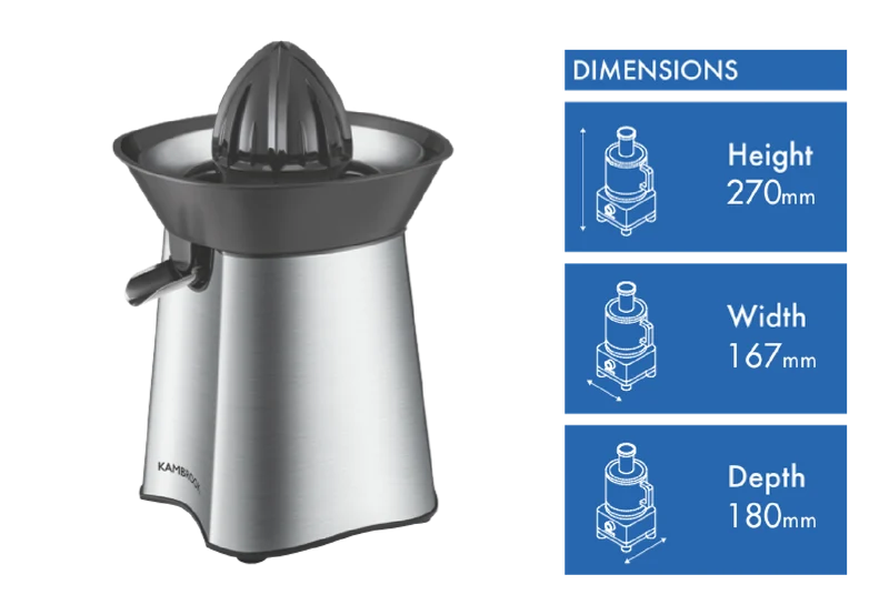 Kambrook Citrus Press - Stainless Steel