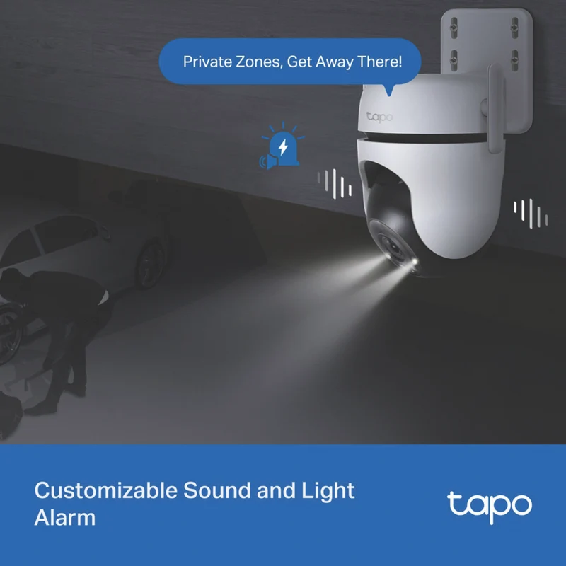 TP-LINK Tapo 2K Outdoor Pan/Tilt Security Wi-Fi Camera
