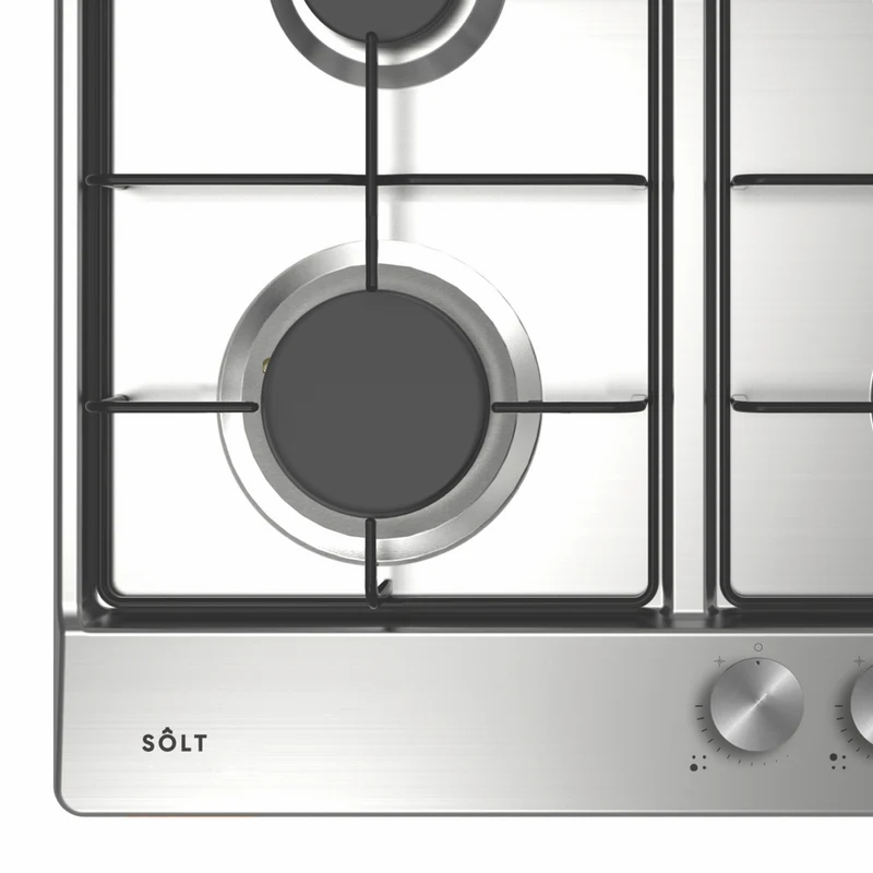 Solt 60cm Gas Cooktop, Stainless Steel