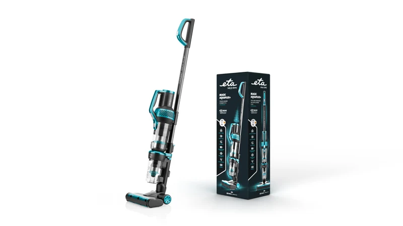 Stabstaubsauger ETA Magic Aqua Plus 7236 90000 schwarz/blau
