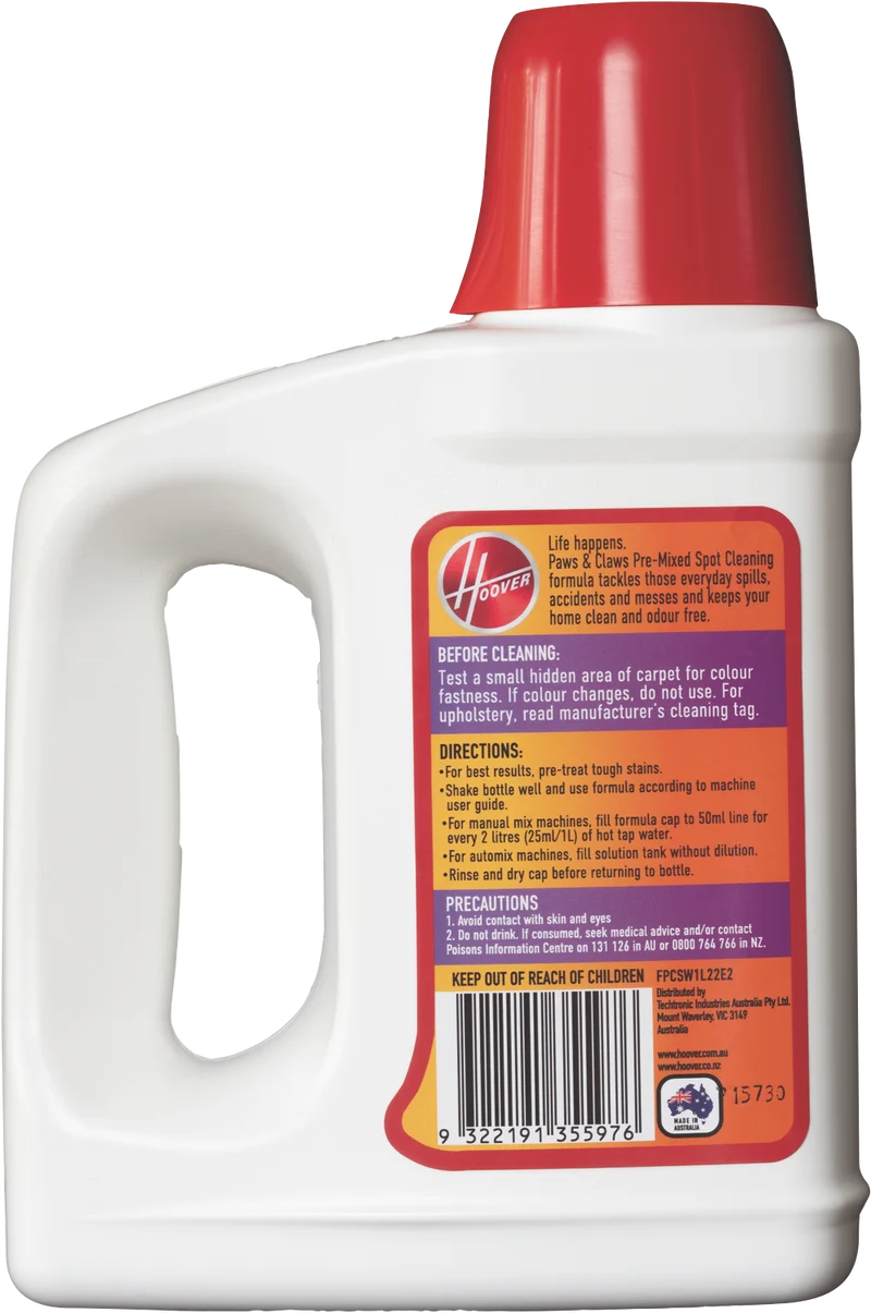 Hoover Paws & Claws Spot Solution 1L