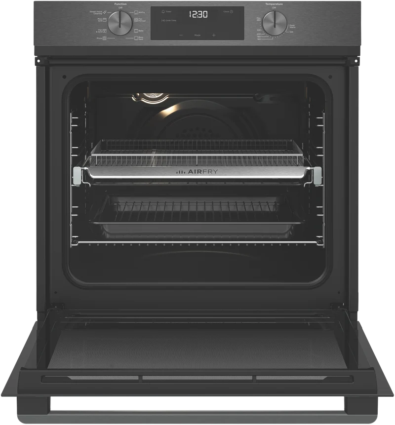 Westinghouse 60cm 8 Multi Function Oven with Airfry, Dark Stainless Steel
