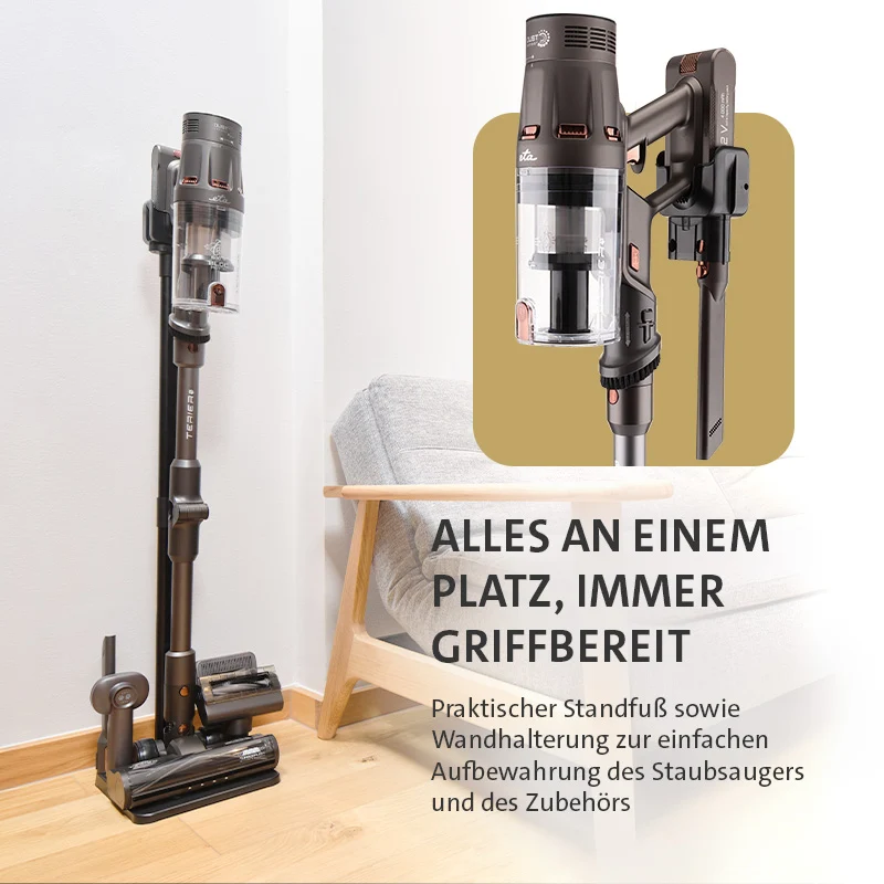 Stabstaubsauger ETA Terier 3 in 1, 5247 90000 braun