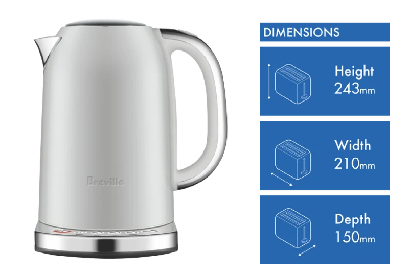 Breville the TempSet Kettle- Light Grey