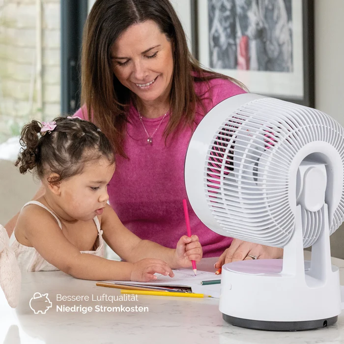 MeacoFan Sefte® 8 Tischventilator mit Akku