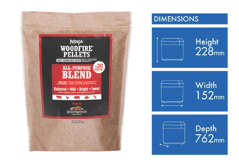 Ninja 900g Wood Fire Grill All Purpose Blend Pellets