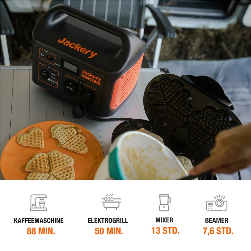 Jackery Explorer 1000 Tragbare Powerstation (Generalüberholt)