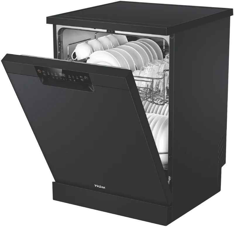 Haier 500 Series Freestanding Dishwasher - Black