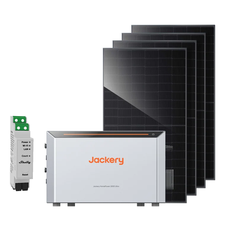 Jackery HomePower 2000 Ultra Balkonkraftwerk Set
