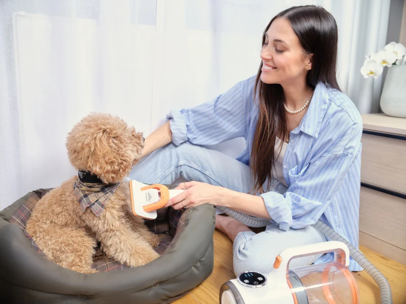 Sada pro péči o srst ETA PetMaster 4216 90000 weiß/orange