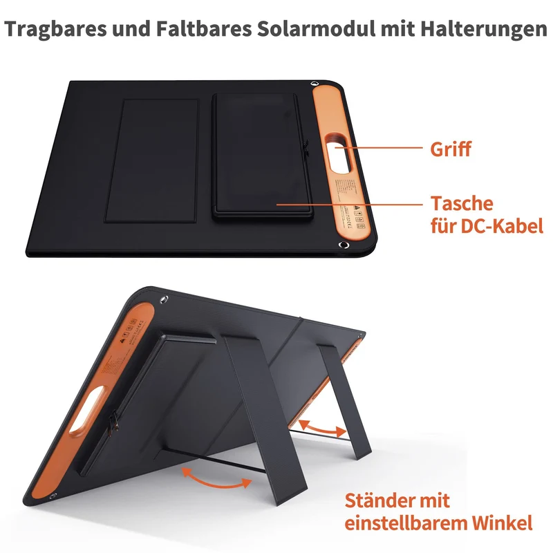 Jackery SolarSaga 100W Solarpanel (Generalüberholt)