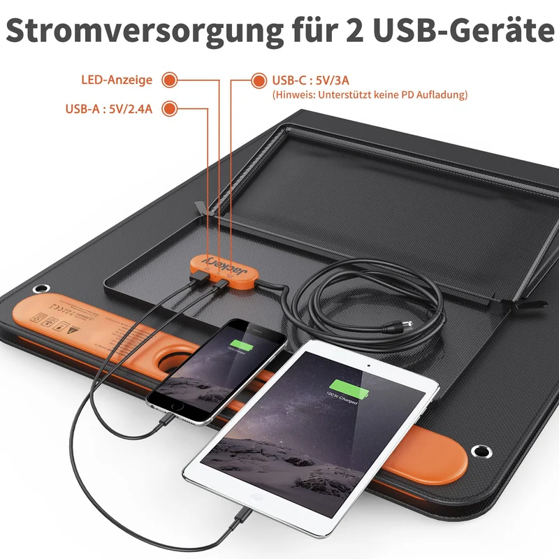 Jackery SolarSaga 100W Solarpanel (Generalüberholt)