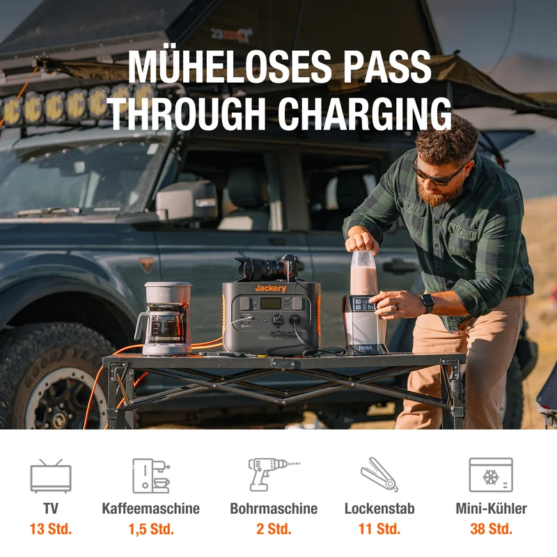Jackery Explorer 1000 Pro Tragbare Powerstation