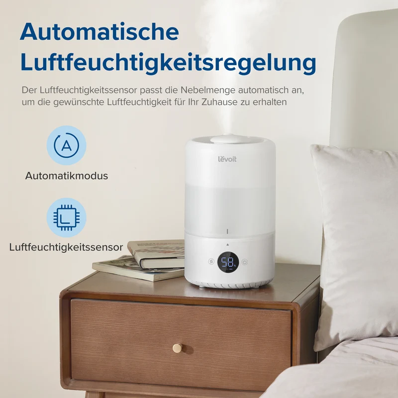 Levoit Dual 200S Smarter Ultraschall Luftbefeuchter