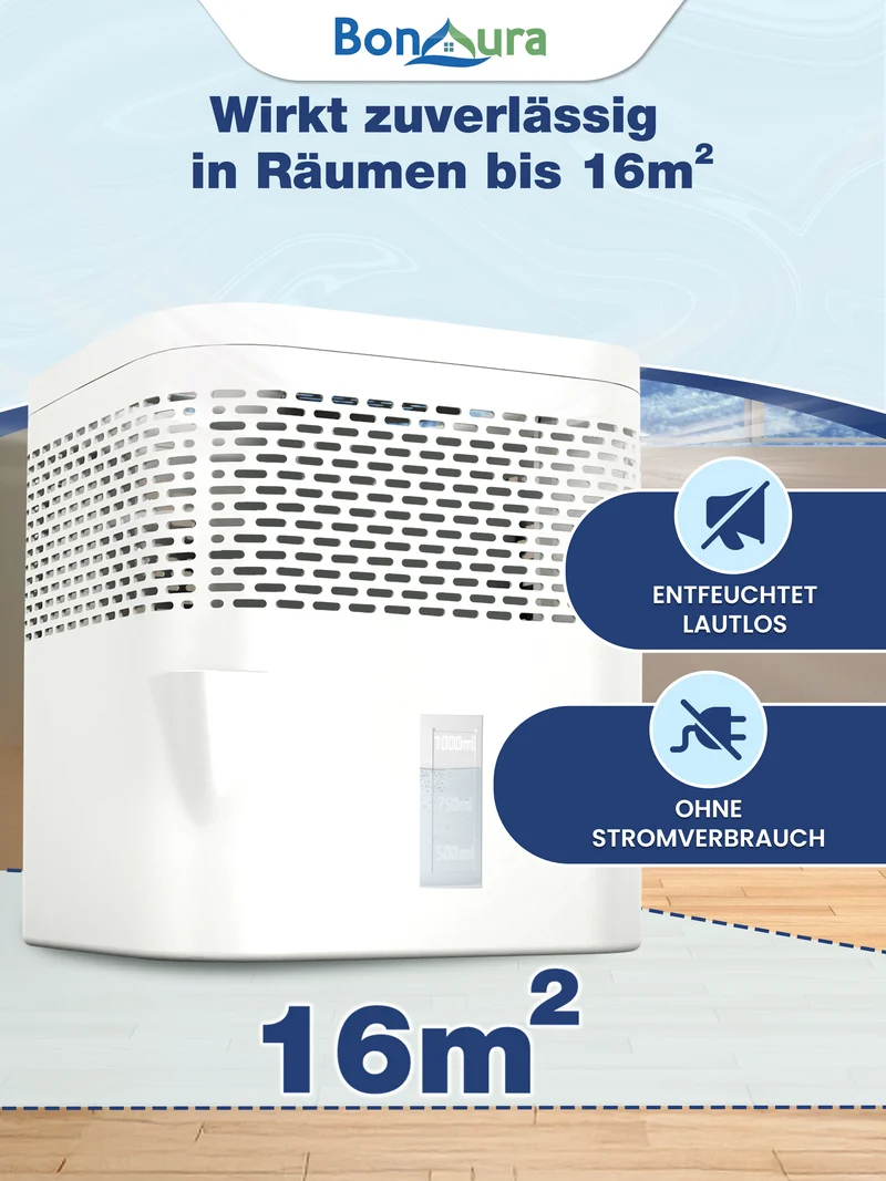 AirOne Lite Luftentfeuchter ohne Strom bis 16m²