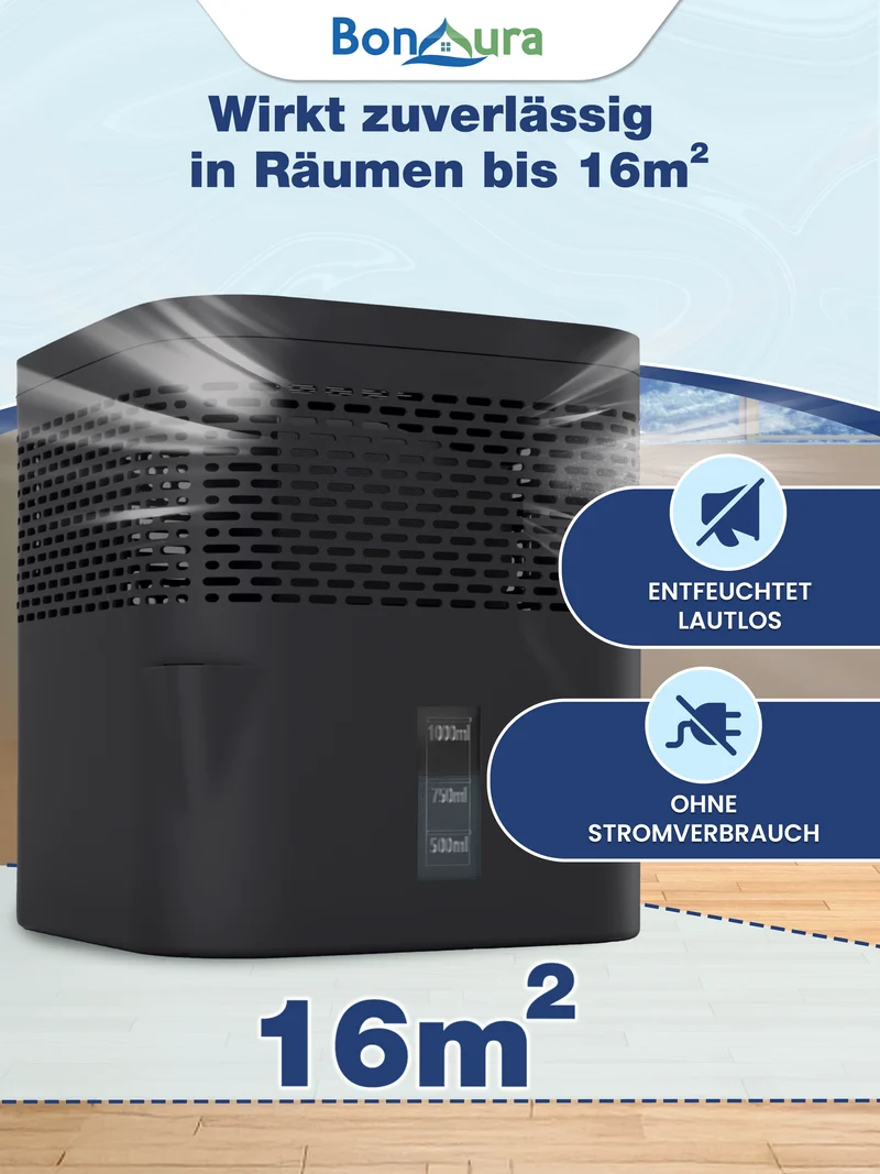 AirOne Lite Luftentfeuchter ohne Strom bis 16m²