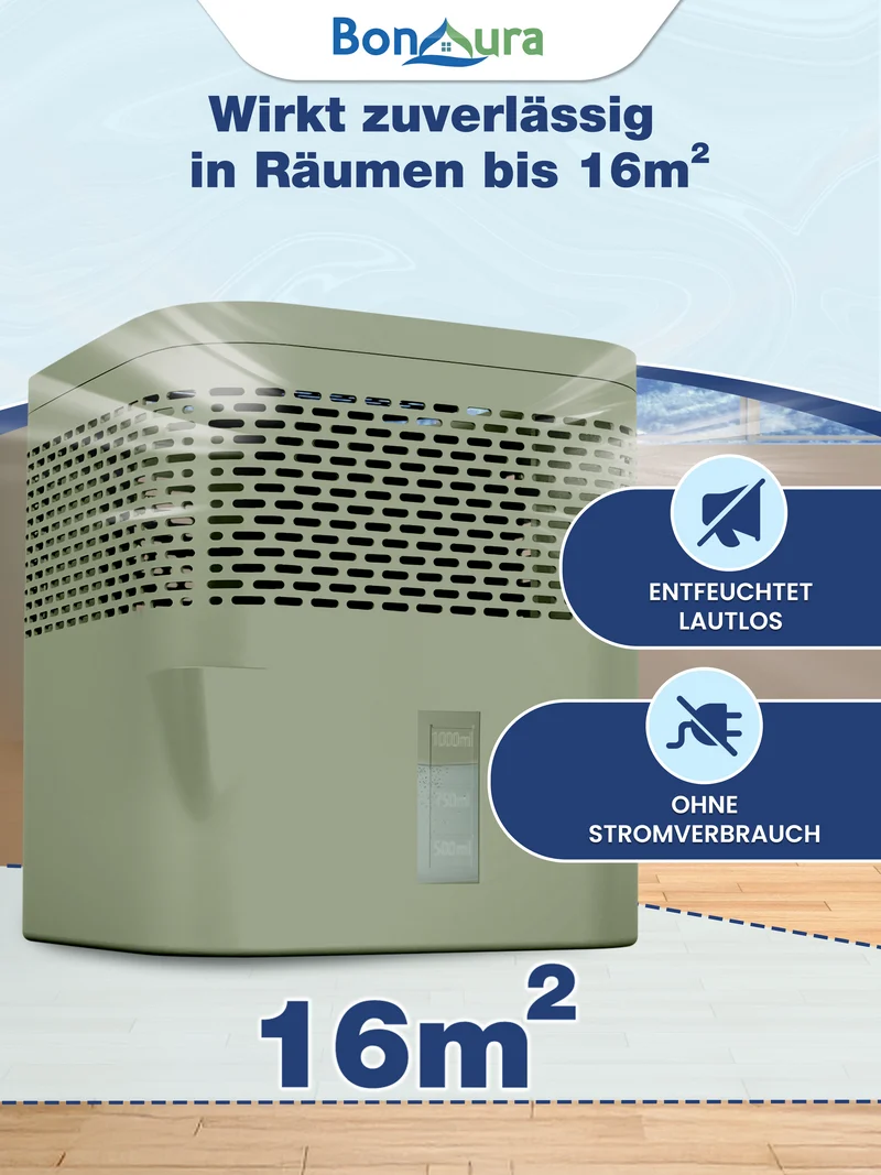 AirOne Lite Luftentfeuchter ohne Strom bis 16m²