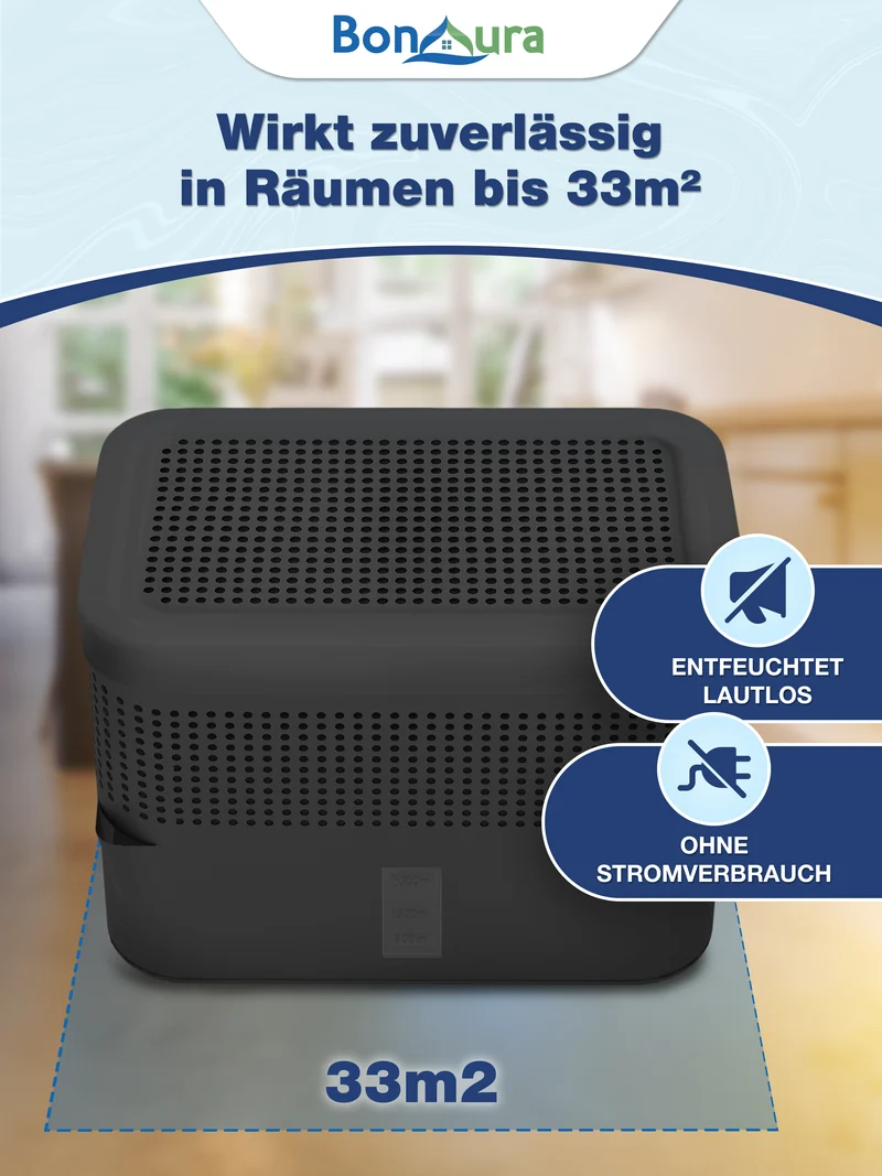 AirOne Max Luftentfeuchter ohne Strom bis 33m²