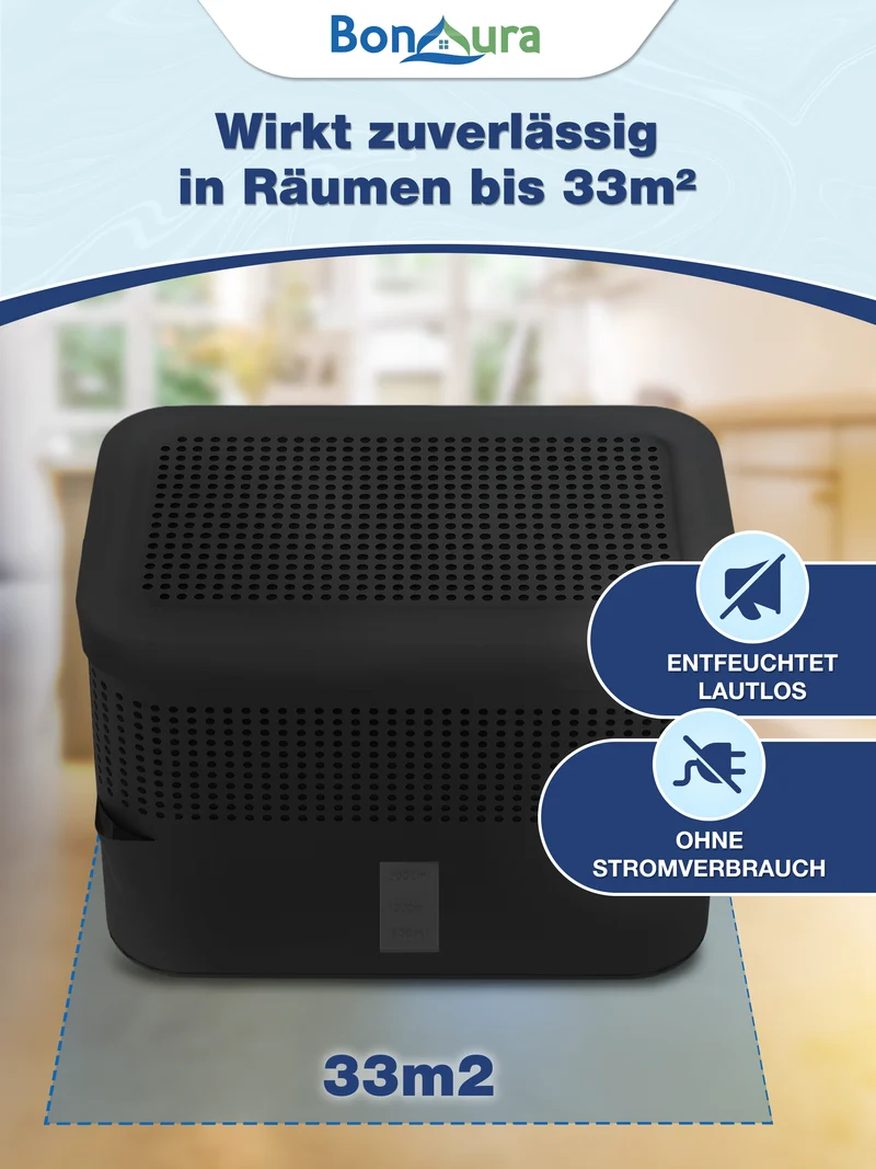 AirOne Max Luftentfeuchter ohne Strom bis 33m²