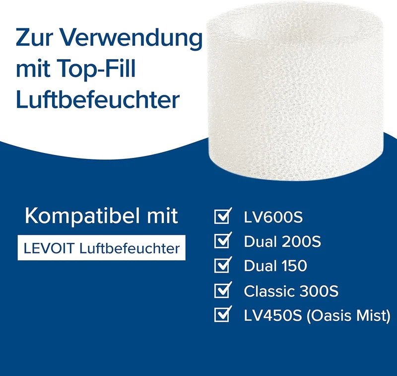 Levoit LV600S Luftbefeuchter + 10er-Pack Entkalkungspads set