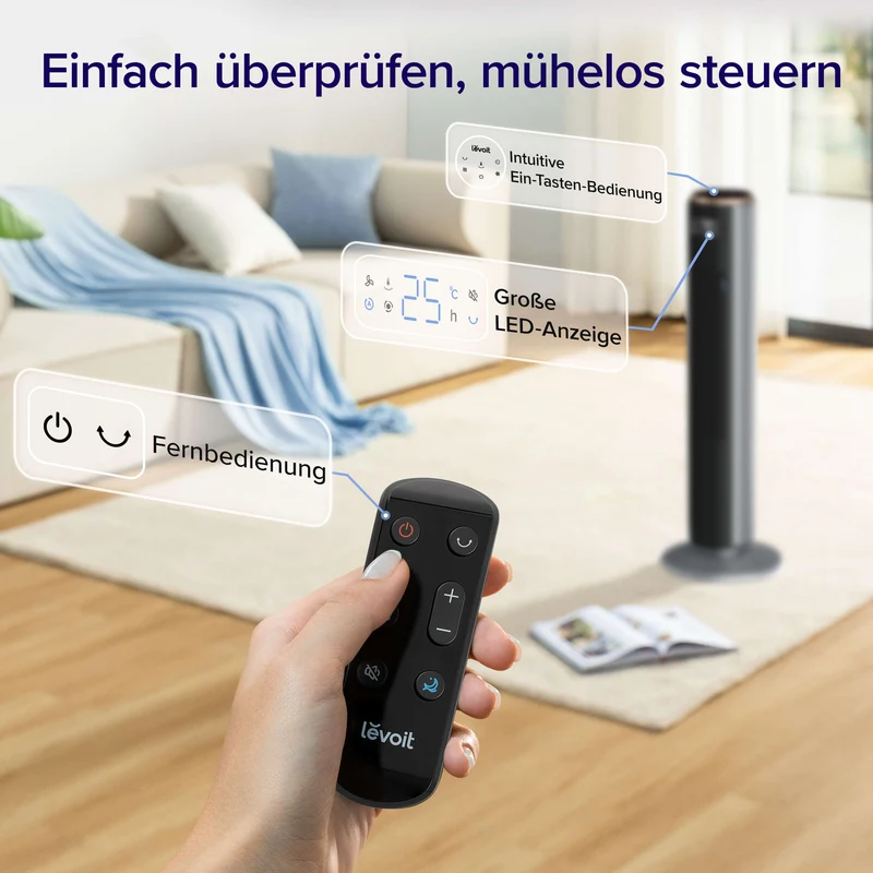 Levoit TempSense 36 DC Turmventilator