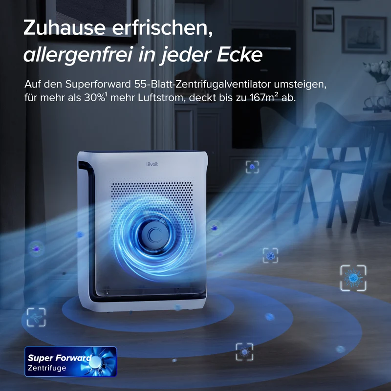Levoit Vital 200S Smart Luftreiniger gegen Tierhaare und Haustiergerueche
