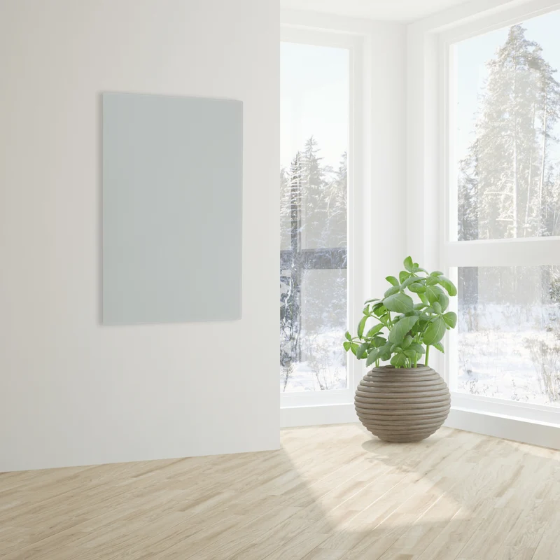 FIRST Heating Elegant Basic - 800 W / 90 x 60 cm - Matt Weiss
