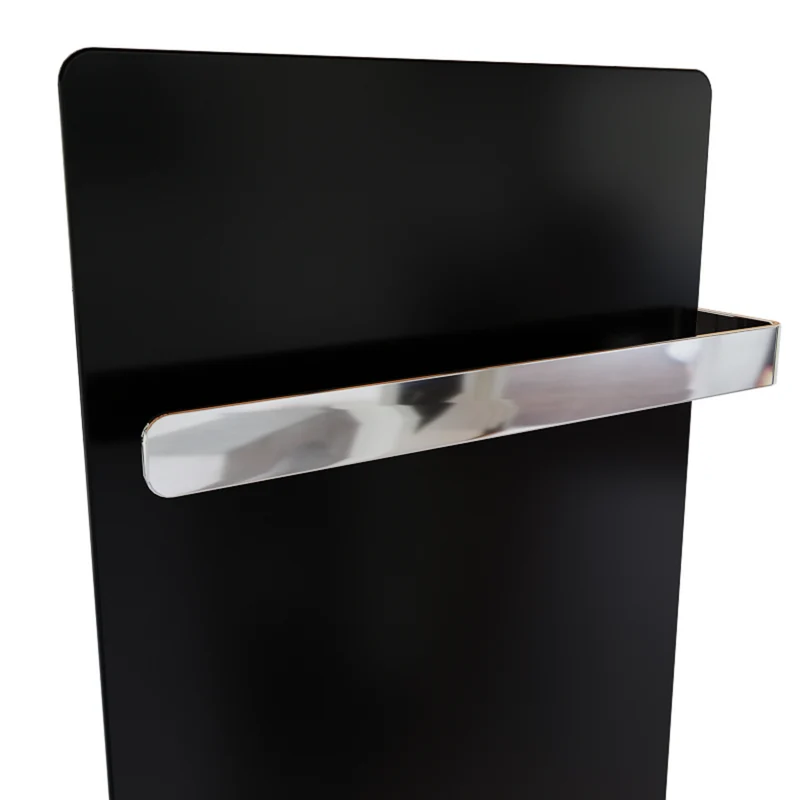 ZenSwiss furo - 42 x 120 cm - Glanz Schwarz