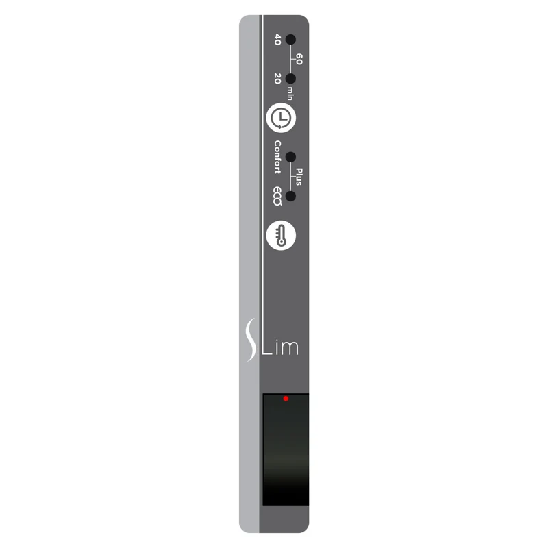 Climastar Slim 500 Toalleros - 500 W / 25 x 100 cm - White Slate