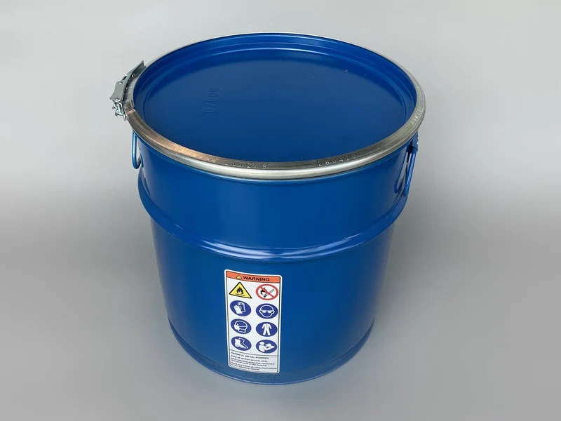 Open-Top Drum Particle Collecting Bin, 36 Liter