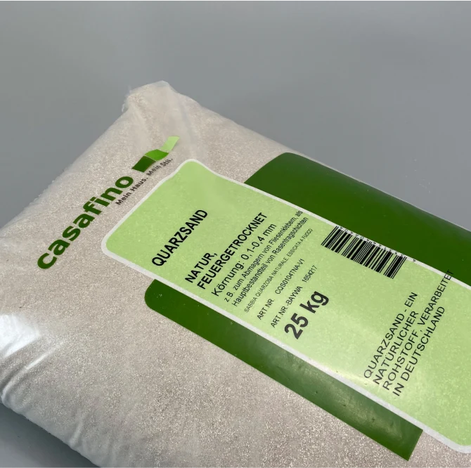 Quartz Sand 0.1-0.4mm, 25kg