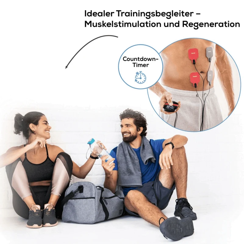 Digitales TENS-EMS-Massagegerät mit Wärmefunktion