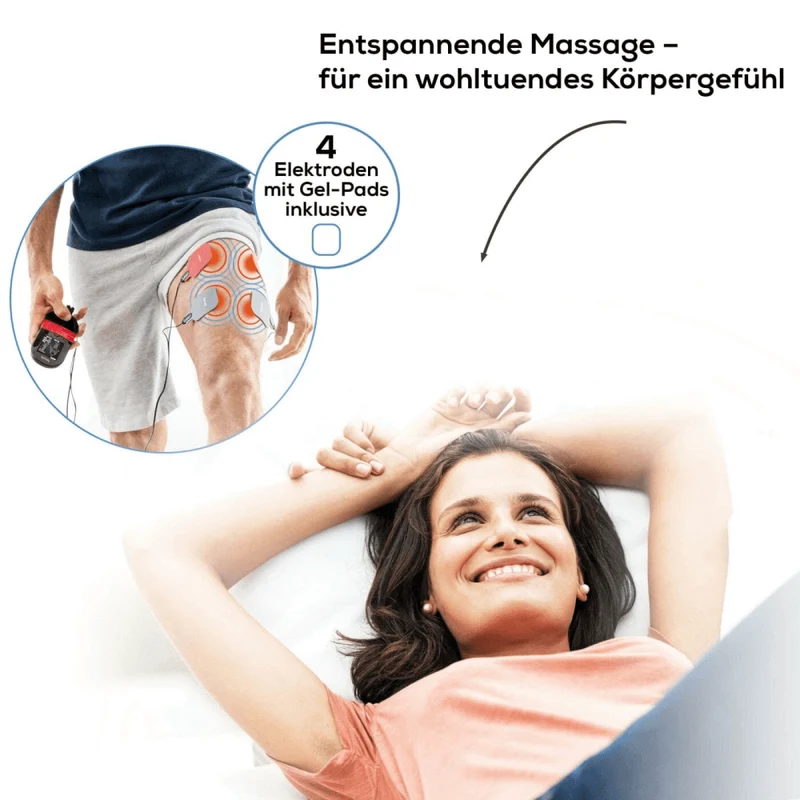 Digitales TENS-EMS-Massagegerät mit Wärmefunktion