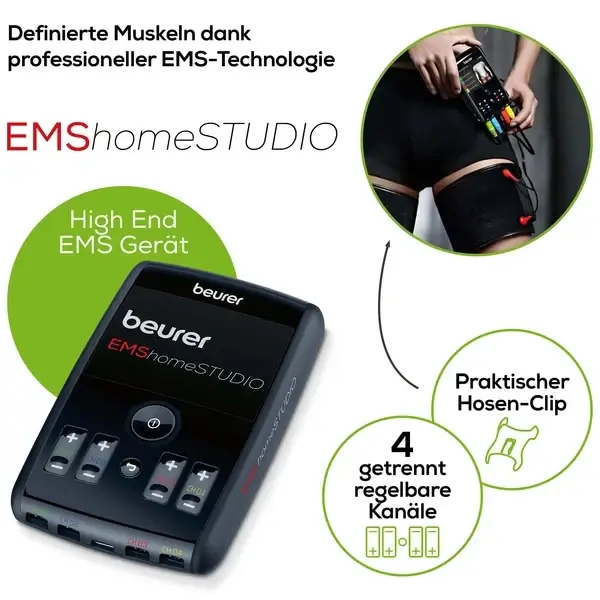 EMS Muskelstimulationsgerät mit App-Steuerung