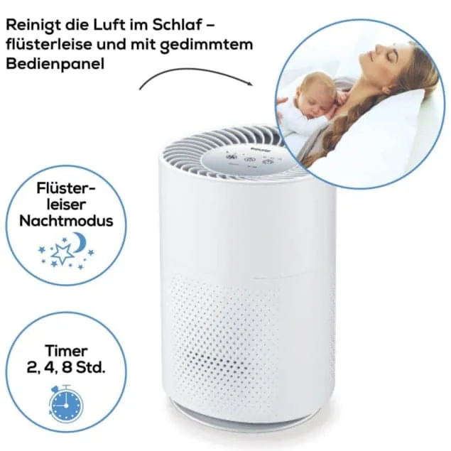 Luftreiniger mit HEPA-13-Filter für saubere Raumluft bis 37 m²