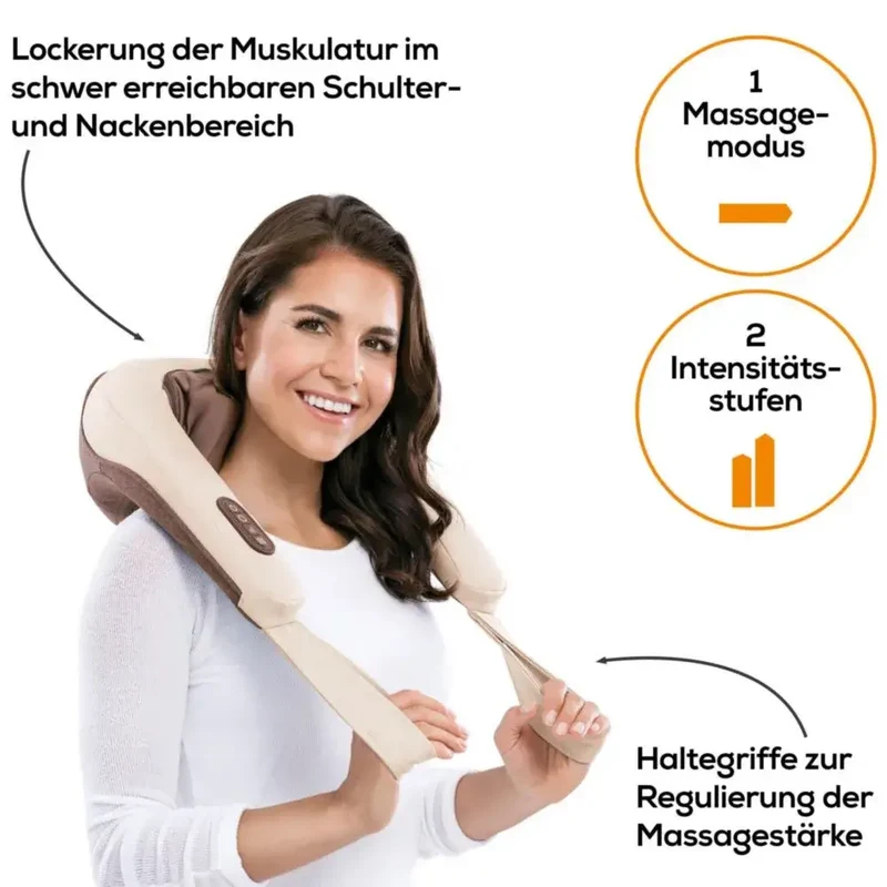 Nacken Massagegerät 4D mit Wärmefunktion für Entspannung