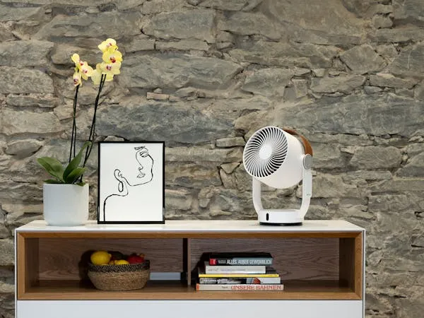 Tischventilator Leo, weiss