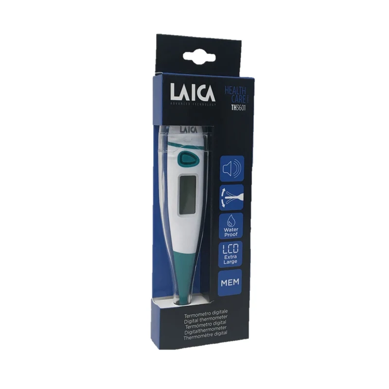 Laica Digital Thermometer TH3601 – with flexible tip and fast measurement
