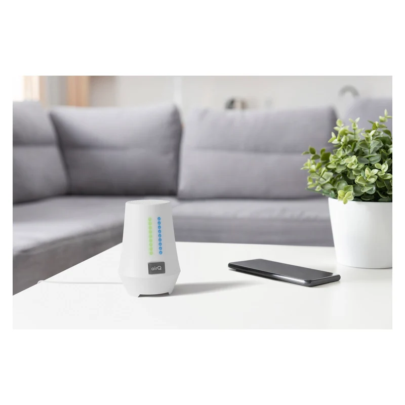 air-Q radon science - Luftanalysator (5 Sensoren + Science Option + zusätzlich CO2 und Feinstaub Sensor)